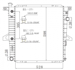 FORD RANGER, ‘08-11 AT radiator