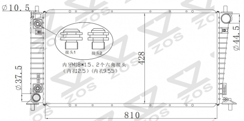 FORD Expedition Eddie Bauer V8 5.4L AT radiator