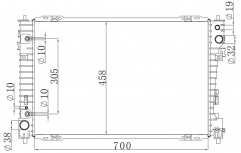 FORD ESCAPE 3.0L V6 08-11 radiator