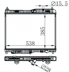 FORD Corruie/fiesta (福特嘉年华)1.5 19- MT radiator