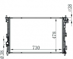 FORD 探险者（Explorer） 2.3T 16- MT radiator