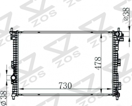 FORD 探险者（Explorer） 2.3T 16- MT radiator
