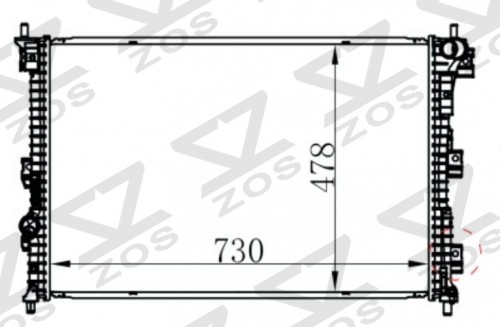 FORD Explorer 15-16 MT radiator