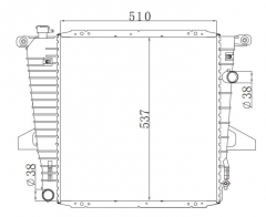 FORD B 3000 Pickup– MT radiator