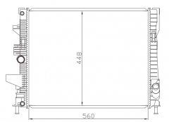 FORD FOCUS 1.0L 16- MT radiator