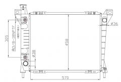 FORD AEROSTAR AT radiator