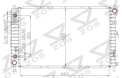 FORD ASTURN VUE AT radiator
