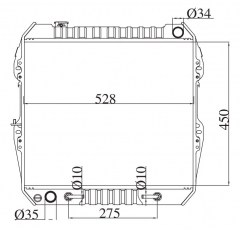 TOYOTA HILUX 2.4/3.0 1989 AT radiator