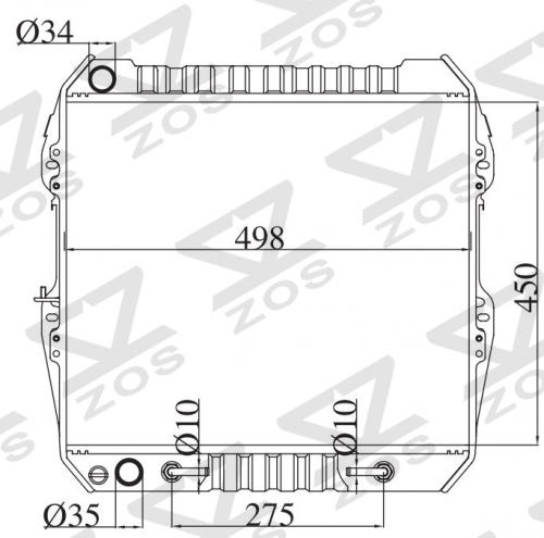 TOYOTA HILUX PICK UP 1989- AT radiator