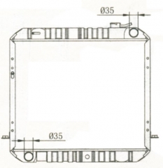 TOYOTA DYNA (农夫) YY61 1980-1986 MT radiator