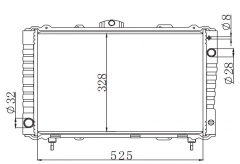 TOYOTA LITEACE 1.5G 1985-1990 MT radiator