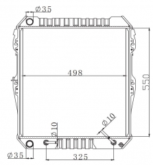 TOYOTA HILUX 4X4 1988 AT radiator