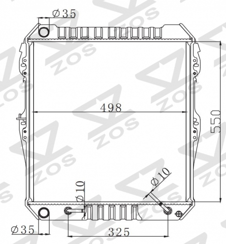 TOYOTA HILUX 4X4 1988 AT radiator