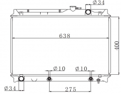 TOYOTA CONDOR SURF 7K AT radiator
