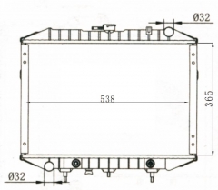 TOYOTA PICKUP TAX UK AT radiator