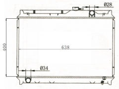 TOYOTA CONDOR ZACE MT radiator