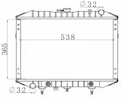 TOYOTA PICKUP TAX UK AT radiator
