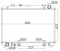 TOYOTA LITEACE NOAH/TOWNACE NOAH 1998-2004 AT radiator