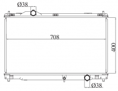 TOYOTA CROWN MARK 2004 MT radiator