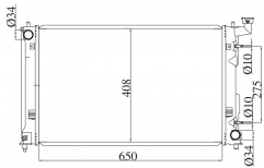 TOYOTA VISTA ARDEO 03 2003-2004 AT radiator