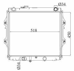 TOYOTA HILUX PICKUP MT radiator