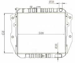 TOYOTA HILUX PICK UP UK MT radiator