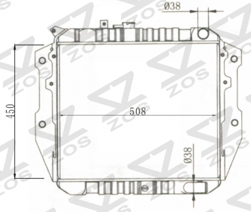 TOYOTA HILUX PICK UP UK MT radiator