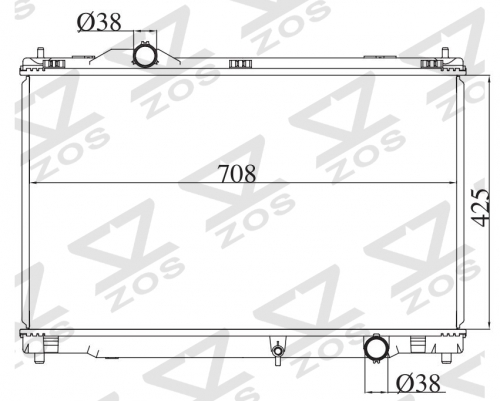 TOYOTA CROWN MARK GRX121 2004 MT radiator