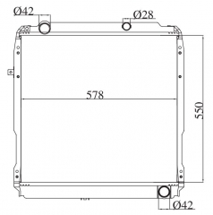 TOYOTA COASTER 4.2D 1997-1999 MT radiator