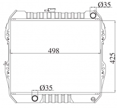 TOYOTA HILUX / 4 RUNNER 1984-1990 MT radiator