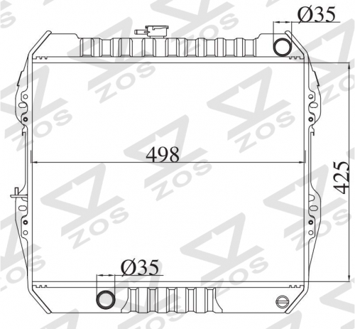 TOYOTA HILUX / 4 RUNNER 1984-1990 MT radiator
