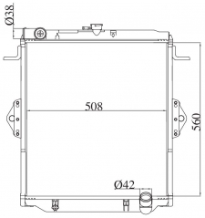 TOYOTA LANDCRUISER 2005- MT radiator
