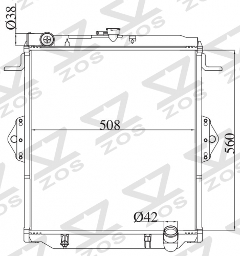 TOYOTA LANDCRUISER 2005- MT radiator