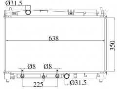 TOYOTA YARIS 2007 AT radiator