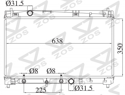 TOYOTA YARIS 2007 AT radiator
