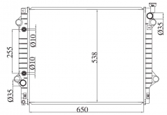 TOYOTA TACOMA 2005- AT radiator