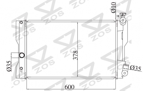 TOYOTA COROLLA AT/MT通用 ? 2006- MT radiator