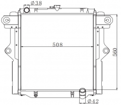 TOYOTA LANDCRUISER 2007- MT radiator
