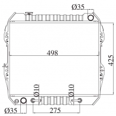 TOYOTA HILUX 2.4/3.0 1989 AT radiator