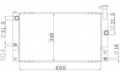 TOYOTA PRIUS'03-09 radiator