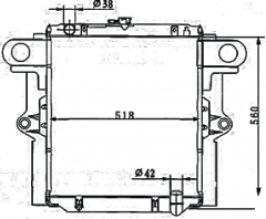TOYOTA LANDCRUISER 2007- AT radiator