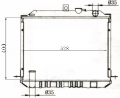TOYOTA HIACE 1987-1989 MT radiator