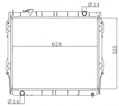 TOYOTA TACOMA 3.4 1995-2000 MT radiator