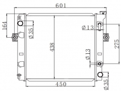 TOYOTA LIFT AT radiator