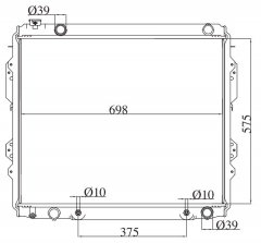 TOYOTA SEQUOIA 2001-2004 AT radiator