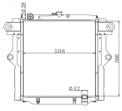 TOYOTA LANDCRUISER 2005- MT radiator