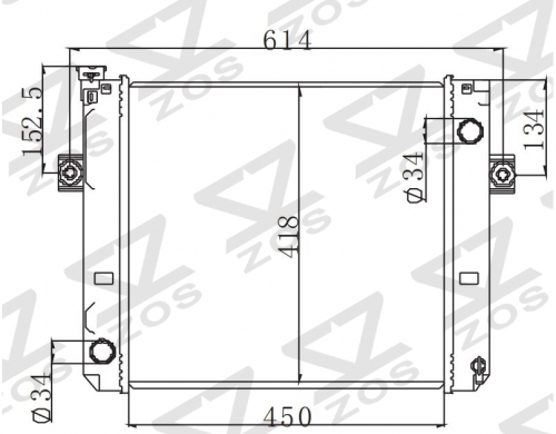 TOYOTA LIFT MT radiator