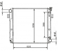 TOYOTA LIFT AT radiator