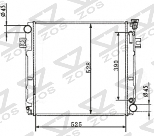 TOYOTA LIFT AT radiator