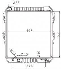 TOYOTA HILUX KB-LN16’ 97-99 1997-1999 AT radiator